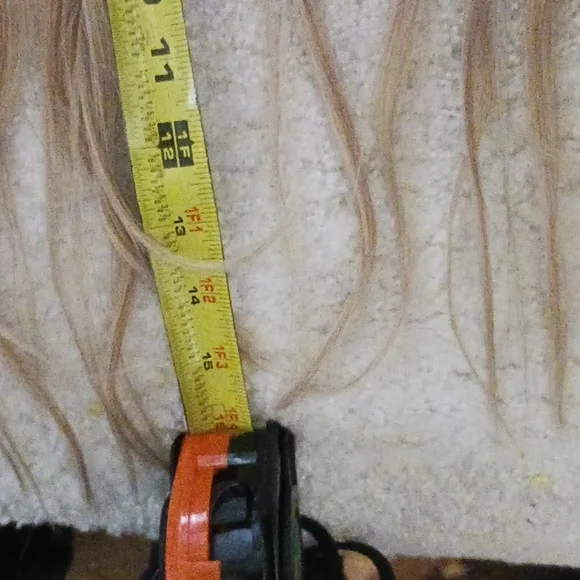 2 Natural Hair Clip Ins. Natural Medium Brown to Platinum.